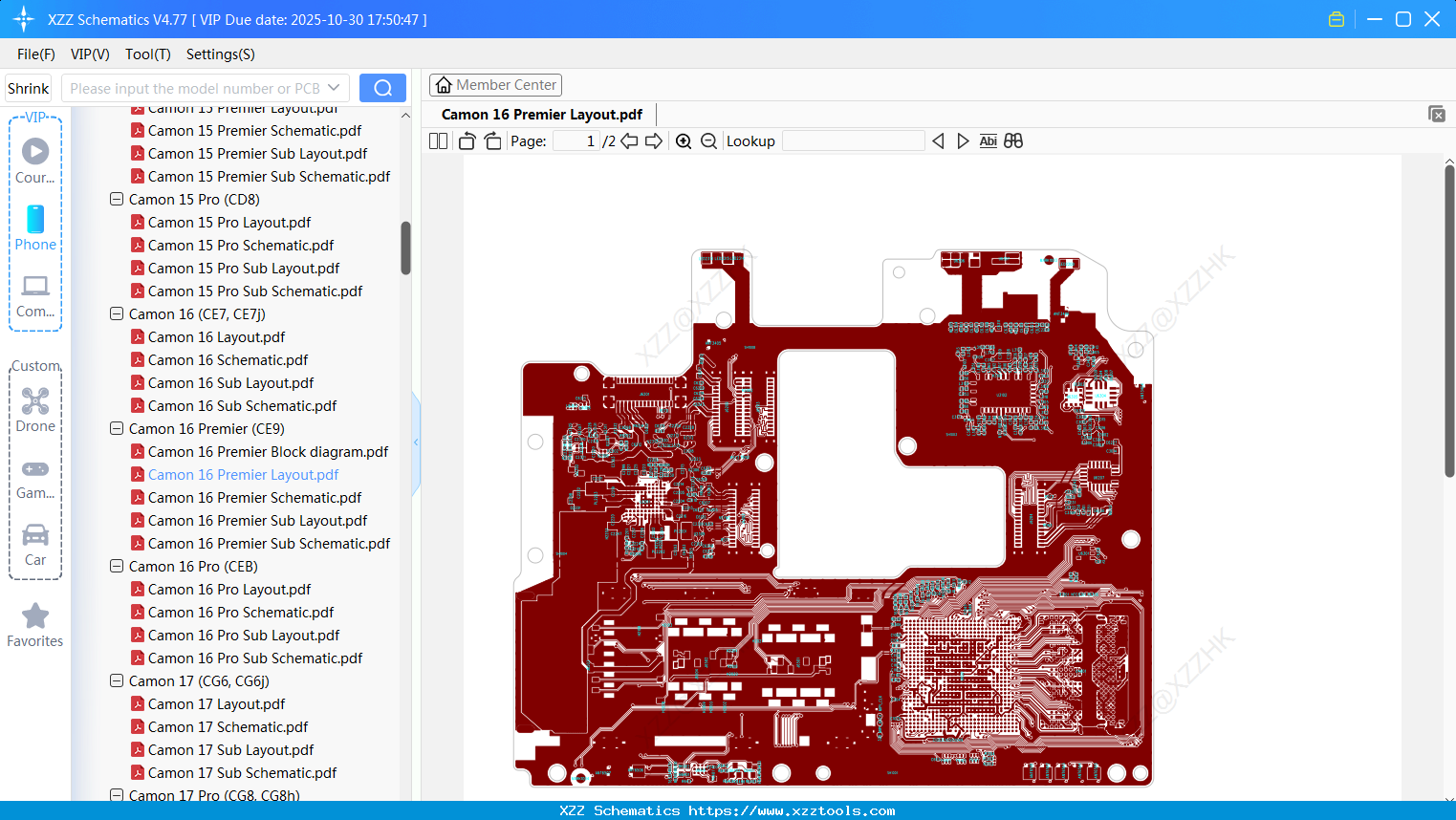 Tecno Camon 16 Premier Layout